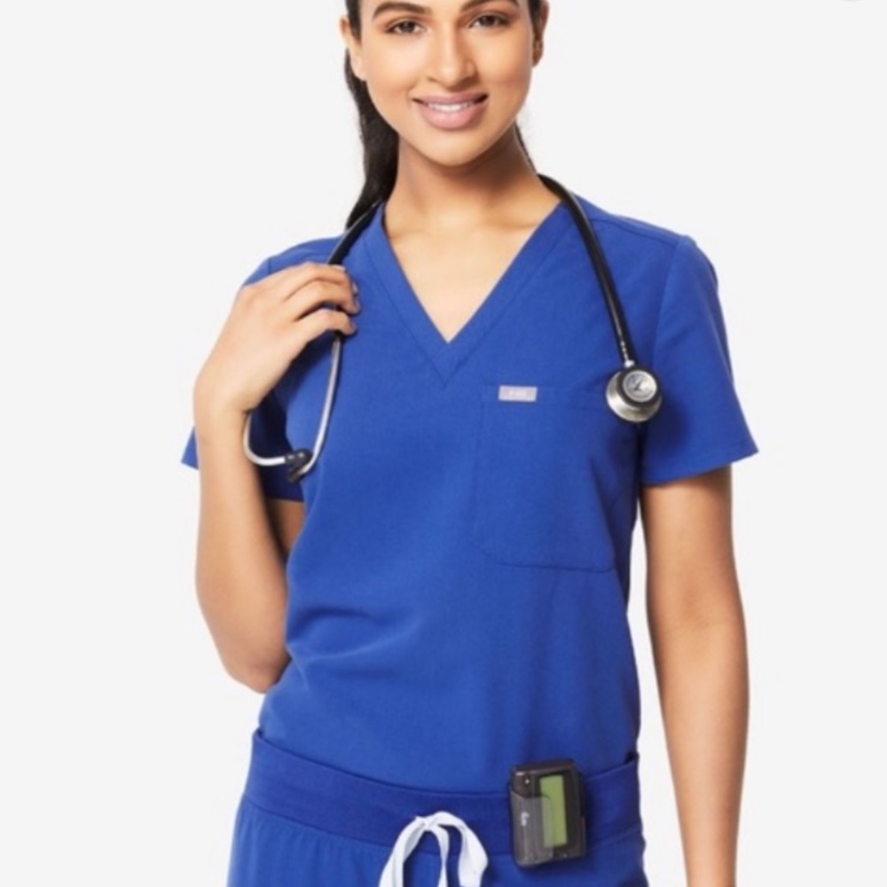 Figs Technical Collection Blue‎ Top